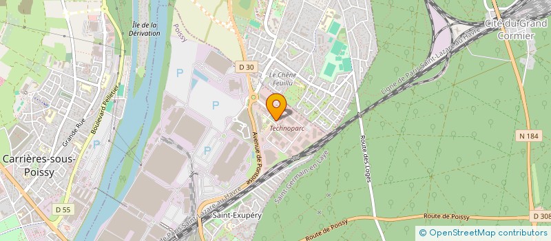 localisation de l'entreprise FLYMO à POISSY