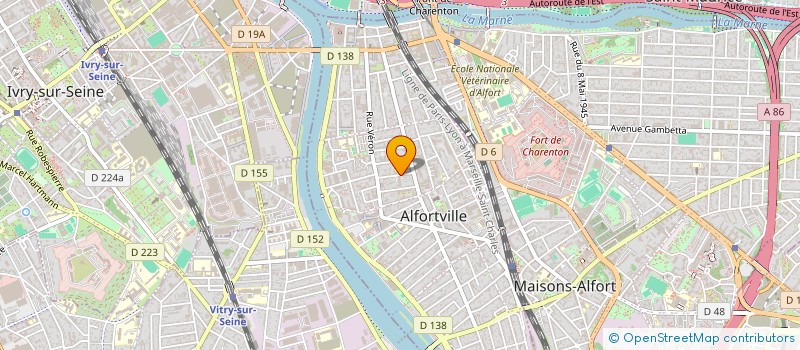 localisation de l'entreprise FLYMUSIC à ALFORTVILLE