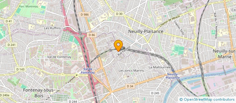 localisation de l'entreprise FLYNAERO à NEUILLY-PLAISANCE