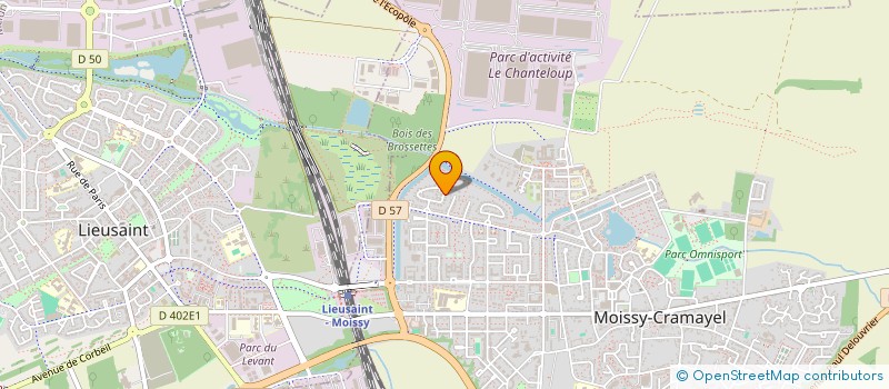 localisation de l'entreprise FLYNEUM SERVICES à MOISSY-CRAMAYEL