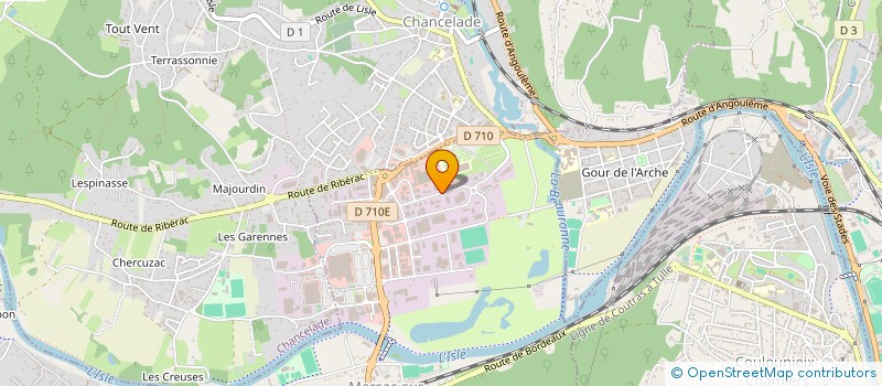 localisation de l'entreprise FLYPE à MARSAC-SUR-L'ISLE
