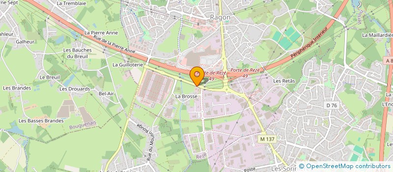 localisation de l'entreprise FLYR  REZE