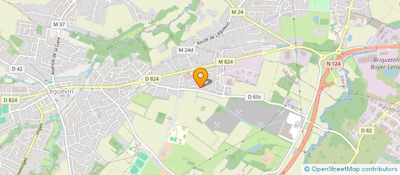 localisation de l'entreprise FLYTOSEA  LEGUEVIN