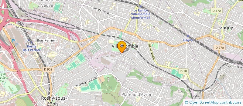 localisation de l'entreprise FM à VILLEMOMBLE