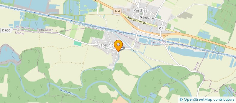 localisation de l'entreprise FM à SAPIGNICOURT
