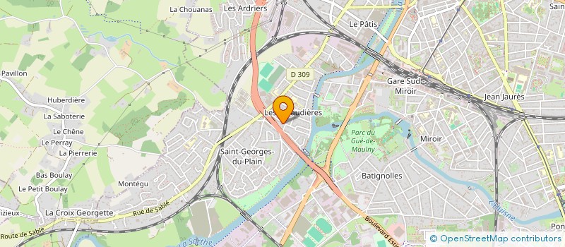 localisation de l'entreprise FM  LE MANS