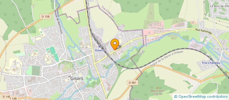 localisation de l'entreprise FM à GISORS