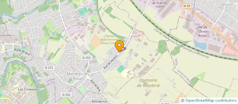 localisation de l'entreprise FM  MANDRES-LES-ROSES