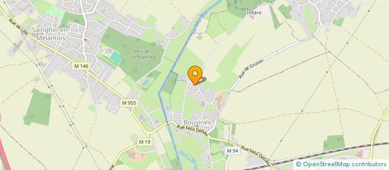 localisation de l'entreprise FM  BOUVINES