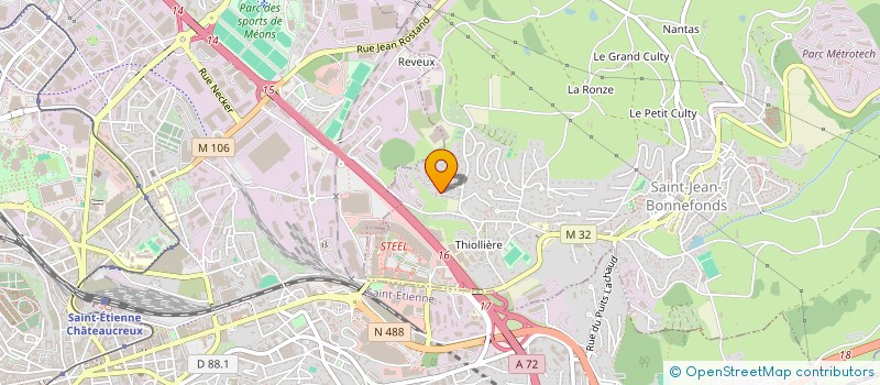 localisation de l'entreprise FM  SAINT-JEAN-BONNEFONDS