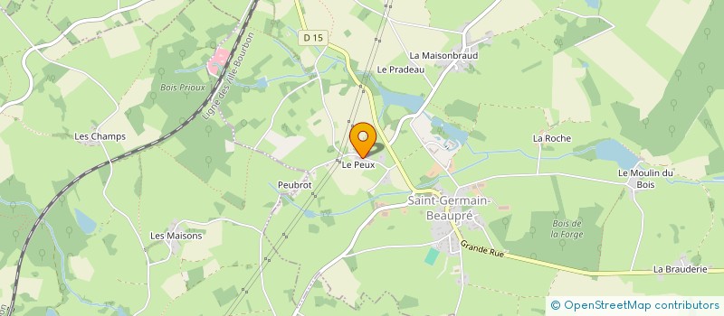 localisation de l'entreprise FM  SAINT-GERMAIN-BEAUPRE