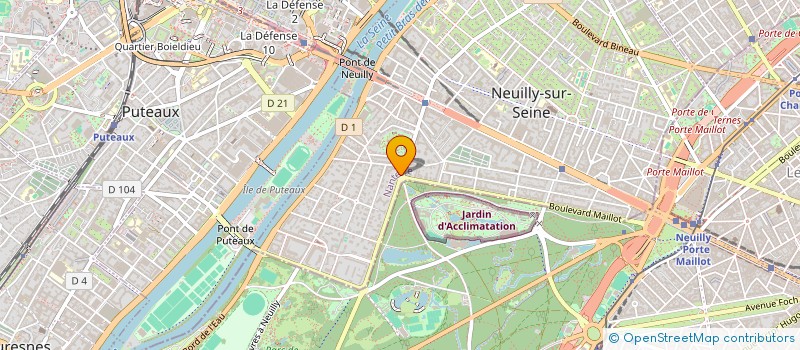 localisation de l'entreprise FM ABBESSES à NEUILLY-SUR-SEINE