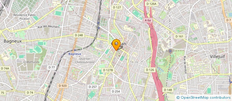 localisation de l'entreprise FM ADMINISTRATION à CACHAN