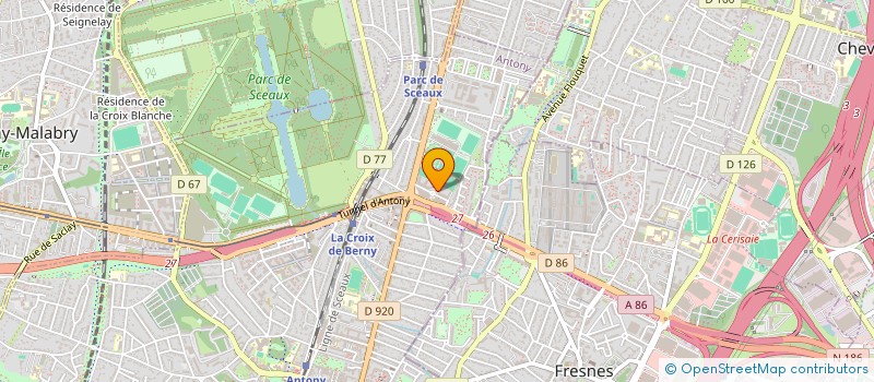 localisation de l'entreprise FM ADVISORY à ANTONY