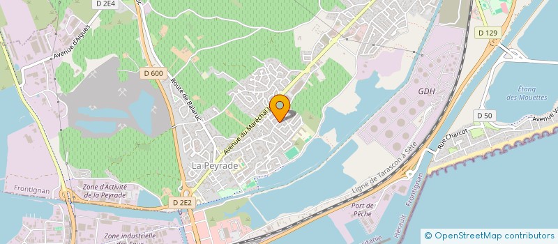 localisation de l'entreprise FM ALTEA  FRONTIGNAN