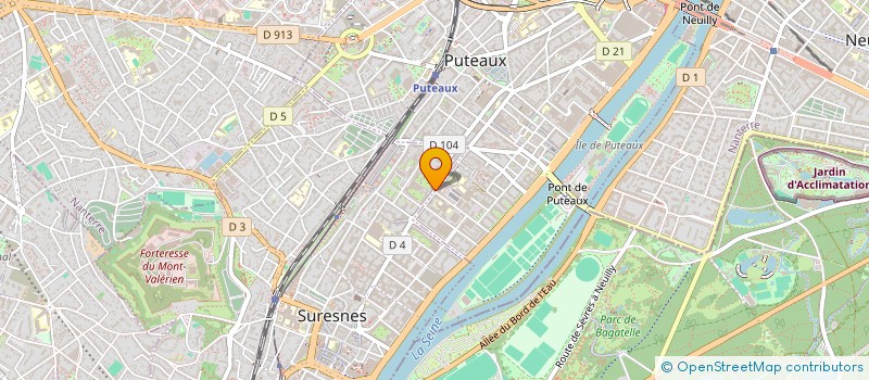 localisation de l'entreprise FM AUDIO VIDEO à SURESNES