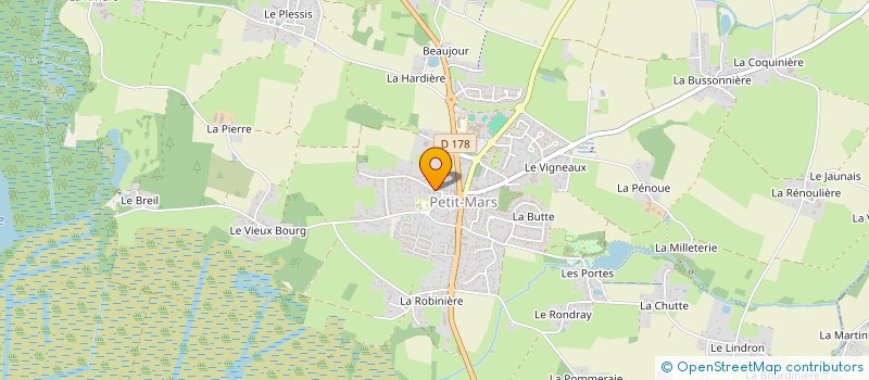 localisation de l'entreprise FM AUTO GRAND OUEST  PETIT-MARS