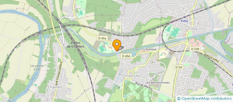localisation de l'entreprise FM BALAYAGE à COUPVRAY