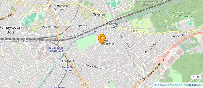 localisation de l'entreprise FM BAT à SEVRAN