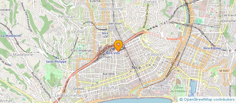 localisation de l'entreprise FM BATIMENT à NICE