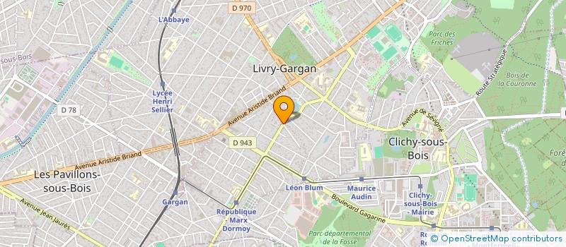 localisation de l'entreprise FM BATIMENT à LIVRY-GARGAN
