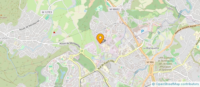 localisation de l'entreprise FM BATIMENT  GRABELS