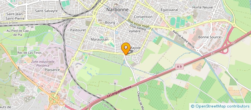 localisation de l'entreprise FM BATIMENT  NARBONNE