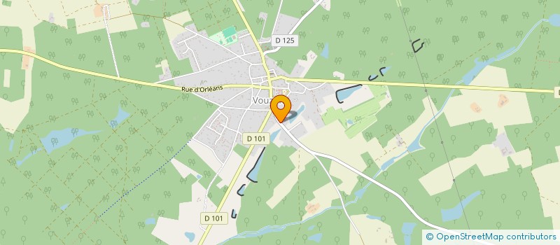 localisation de l'entreprise FM CHAUFFAGE  VOUZON