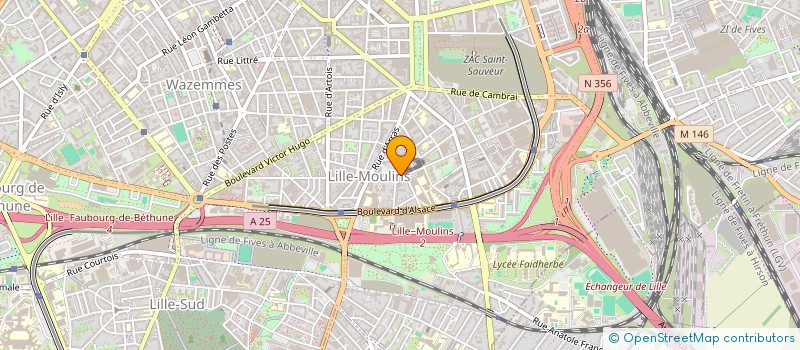localisation de l'entreprise FM CLUB à LILLE