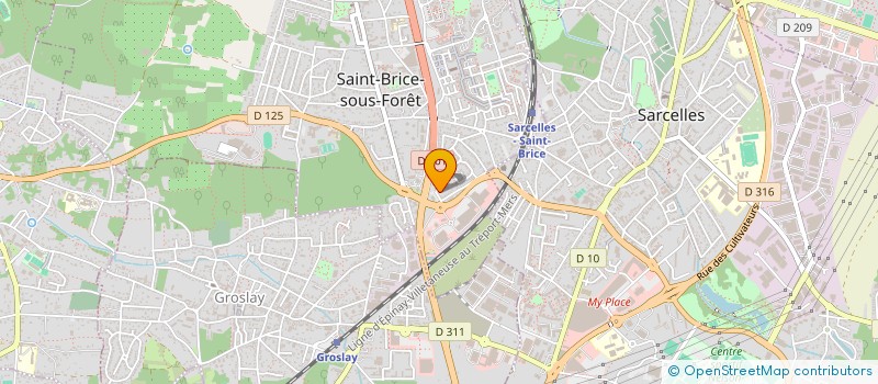 localisation de l'entreprise FM.CO à SAINT-BRICE-SOUS-FORET