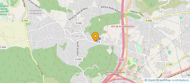 localisation de l'entreprise FM & CO à CABRIES