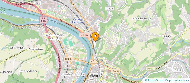 localisation de l'entreprise FM COIFFURE  VIENNE
