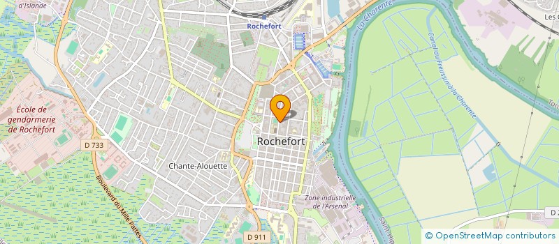 localisation de l'entreprise FM CONCEPT  ROCHEFORT