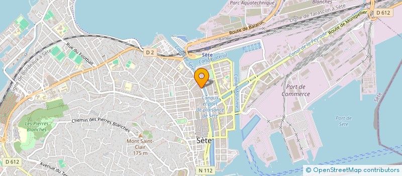 localisation de l'entreprise FM CONCEPT à SETE