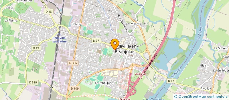 localisation de l'entreprise FM CONSEIL  BELLEVILLE-EN-BEAUJOLAIS