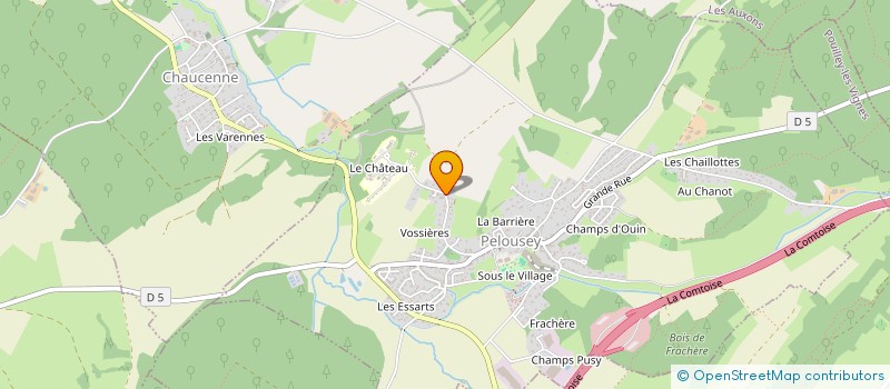 localisation de l'entreprise FM CONSTRUCTION  PELOUSEY