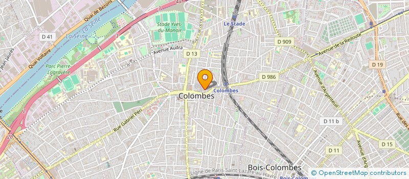 localisation de l'entreprise FM CONSULT  COLOMBES