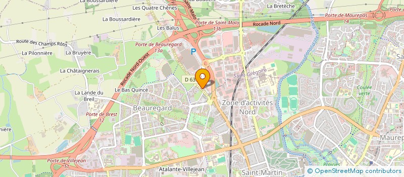 localisation de l'entreprise FM CONSULTING  SAINT-GREGOIRE