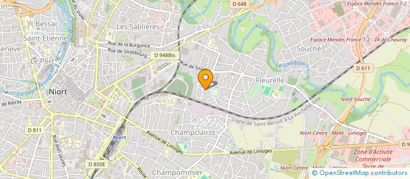 localisation de l'entreprise FM CONSULTING à NIORT