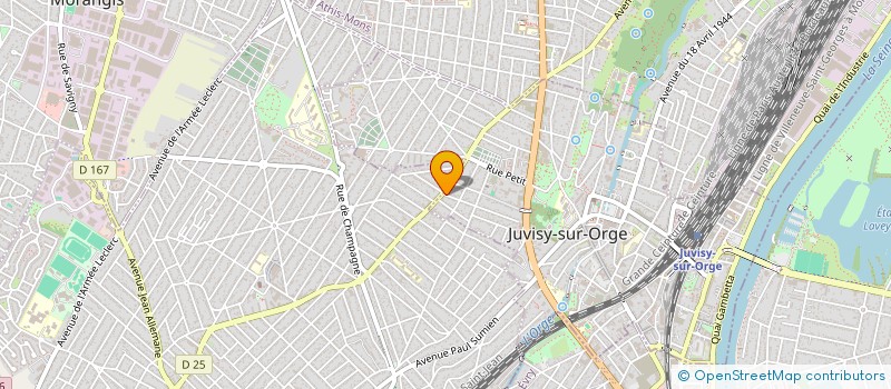 localisation de l'entreprise FM CONSULTING à JUVISY-SUR-ORGE