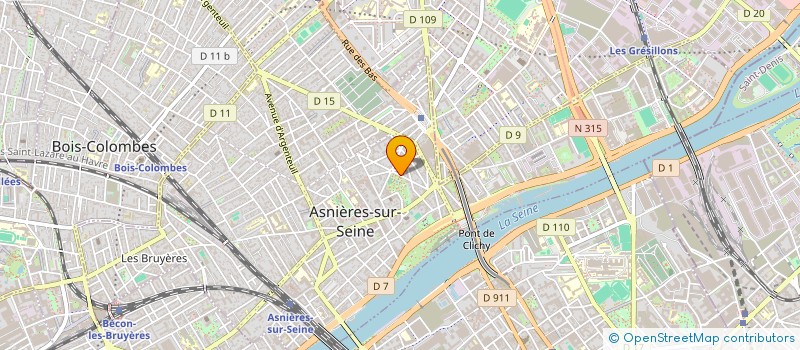 localisation de l'entreprise FM COOKING SERVICES  ASNIERES-SUR-SEINE