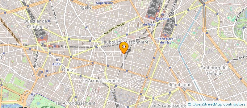 localisation de l'entreprise FM COURSES à PARIS