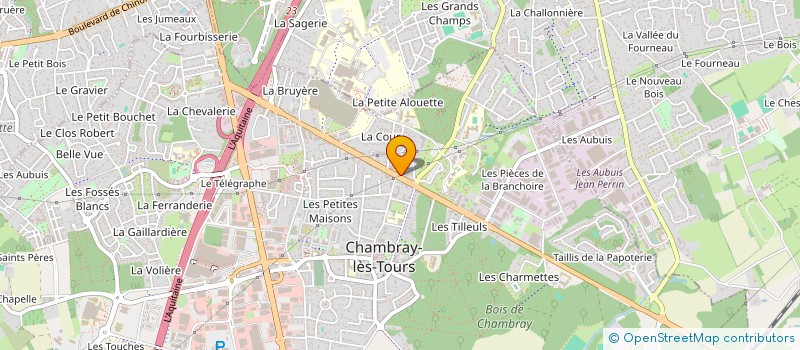 localisation de l'entreprise FM CREATION à CHAMBRAY-LES-TOURS
