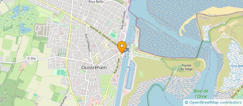 localisation de l'entreprise FM DESIGN  OUISTREHAM