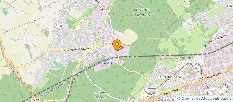 localisation de l'entreprise FM DEVELOPPEMENT à FRANOIS