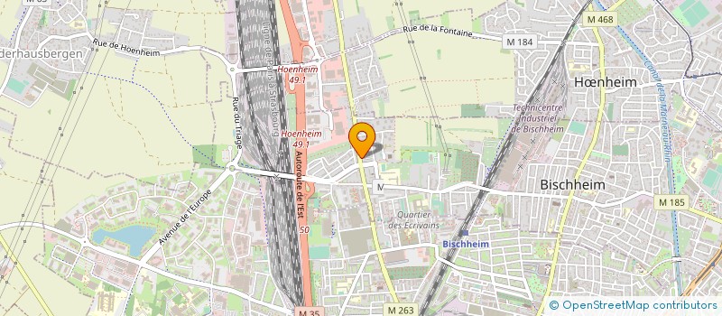 localisation de l'entreprise FM DEVELOPPEMENT  HNHEIM