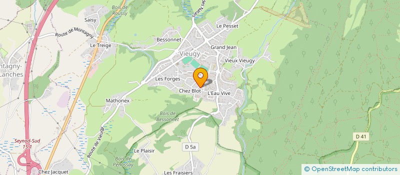 localisation de l'entreprise FM DEVELOPPEMENT SAS à ANNECY