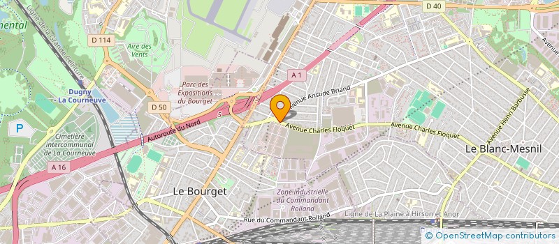 localisation de l'entreprise FM DIFFUSION à LE BLANC-MESNIL
