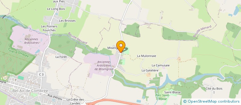 localisation de l'entreprise FM DISTRIB à SEGRE-EN-ANJOU BLEU