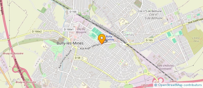 localisation de l'entreprise FM DISTRIBUTION à BULLY-LES-MINES
